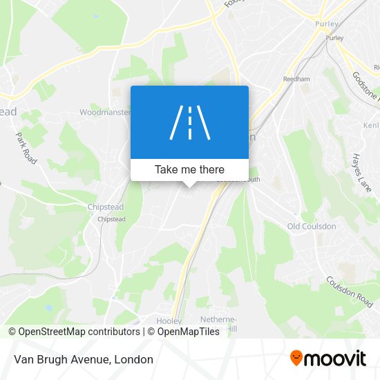 Van Brugh Avenue map