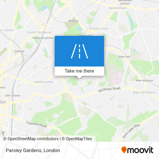 Parsley Gardens map