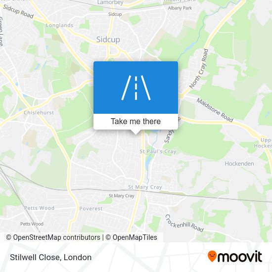 Stilwell Close map