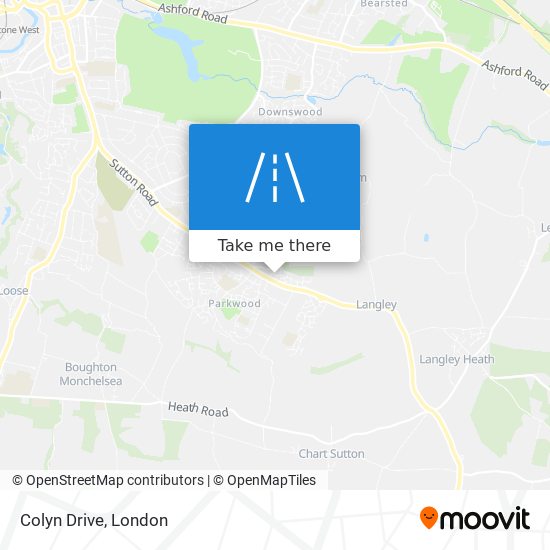 Colyn Drive map