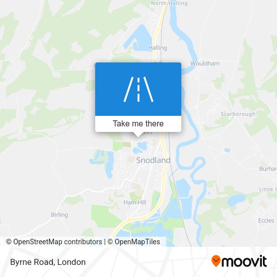 Byrne Road map