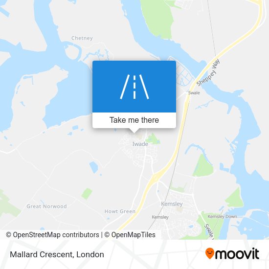 Mallard Crescent map