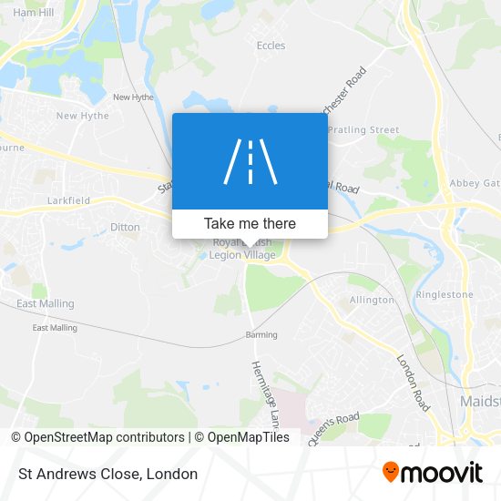 St Andrews Close map