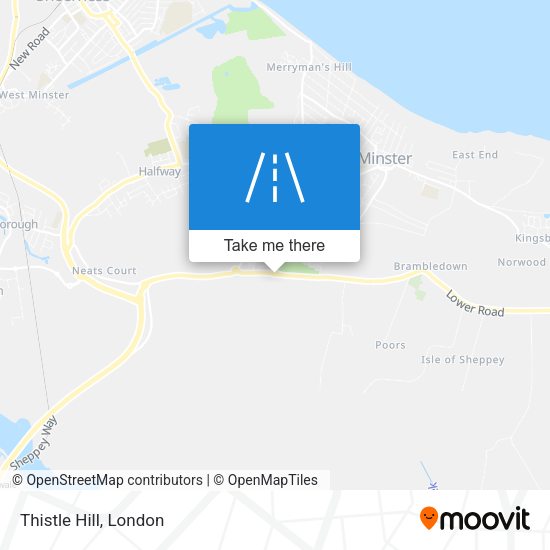 Thistle Hill map