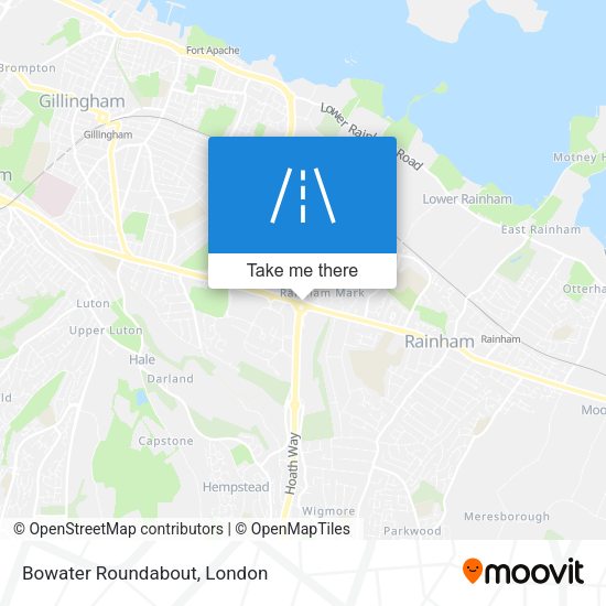 Bowater Roundabout map