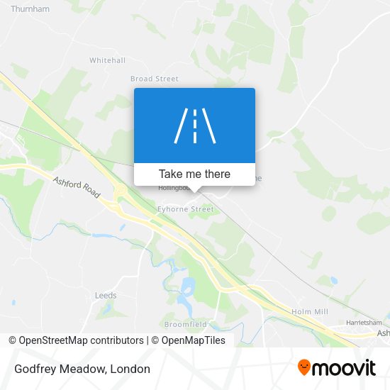 Godfrey Meadow map