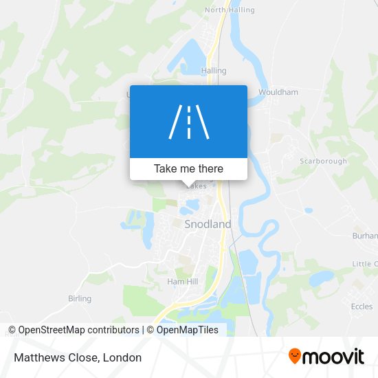 Matthews Close map