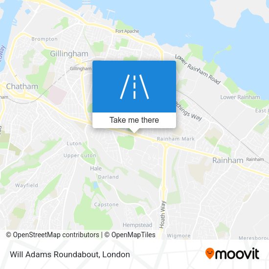 Will Adams Roundabout map