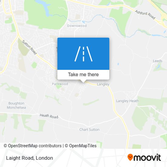 Laight Road map