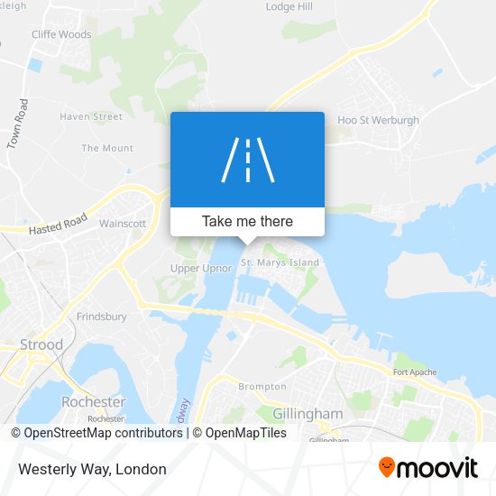 Westerly Way map