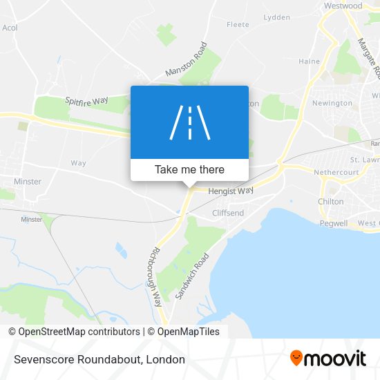Sevenscore Roundabout map