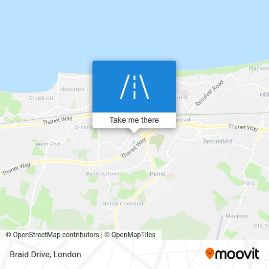 Braid Drive map