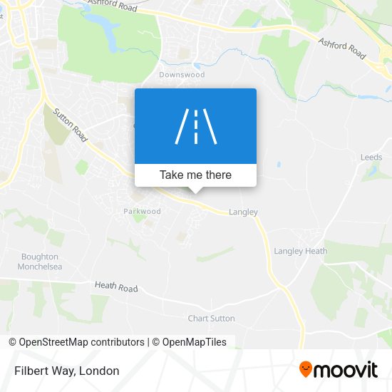 Filbert Way map