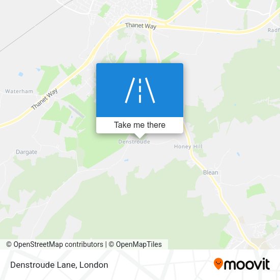 Denstroude Lane map