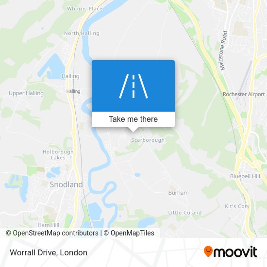 Worrall Drive map