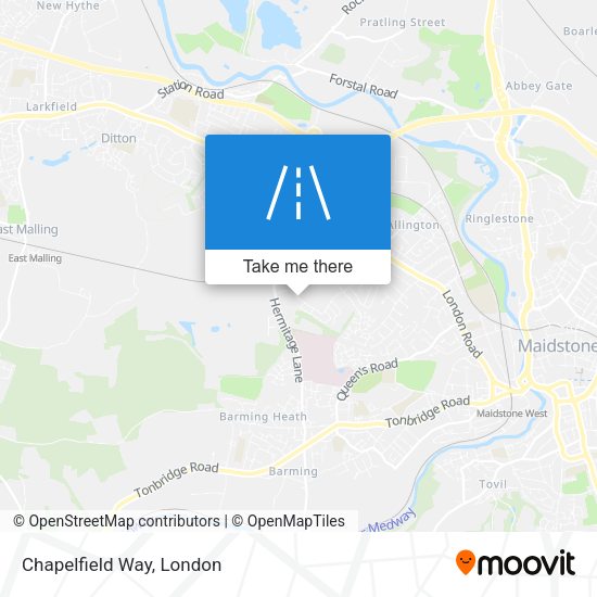 Chapelfield Way map
