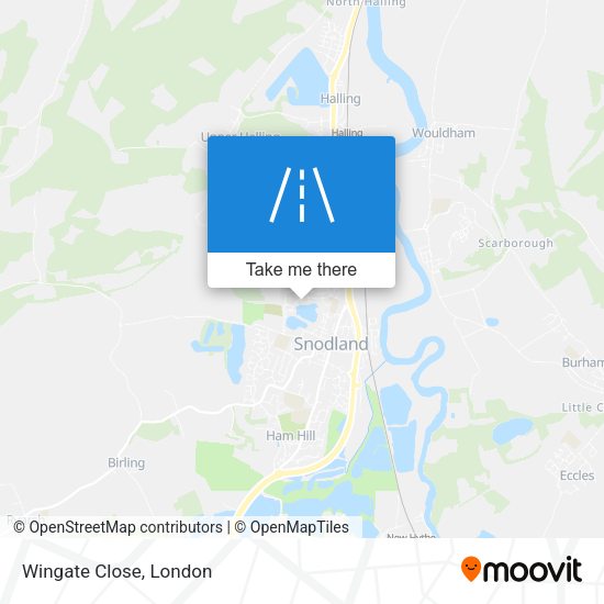 Wingate Close map