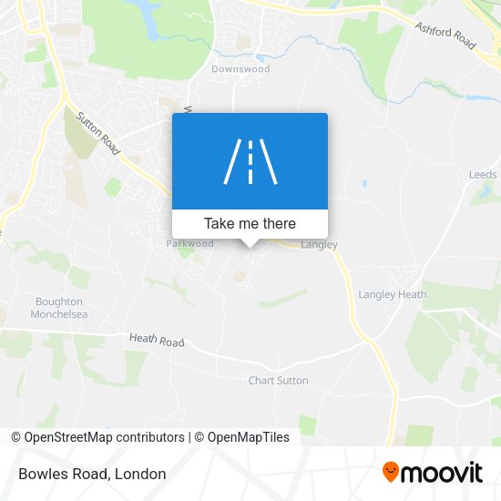Bowles Road map