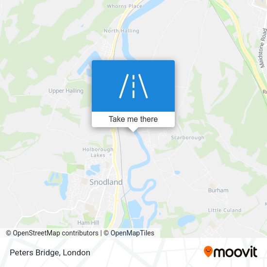 Peters Bridge map