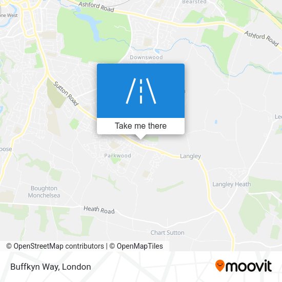 Buffkyn Way map