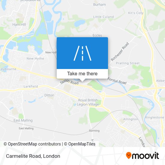 Carmelite Road map