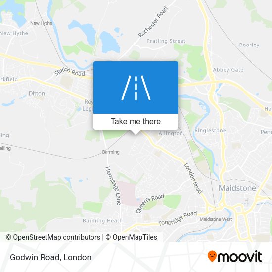 Godwin Road map