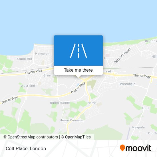 Colt Place map