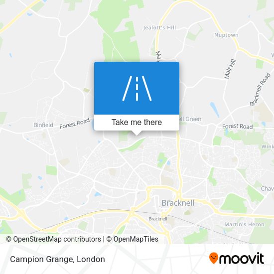Campion Grange map
