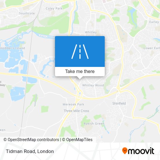 Tidman Road map