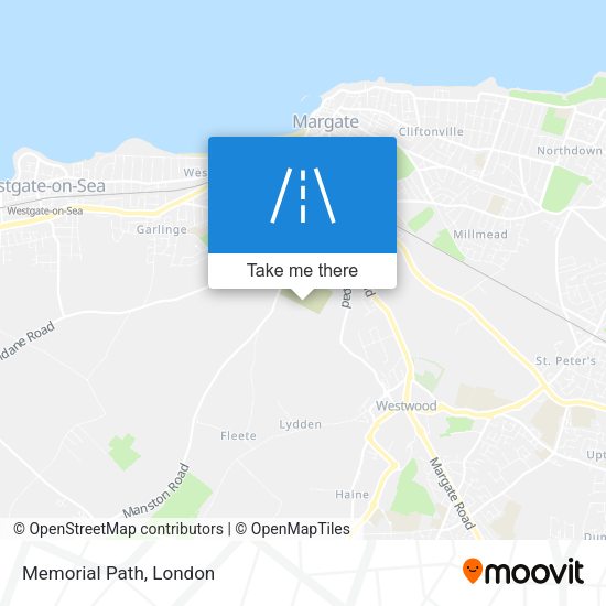 Memorial Path map