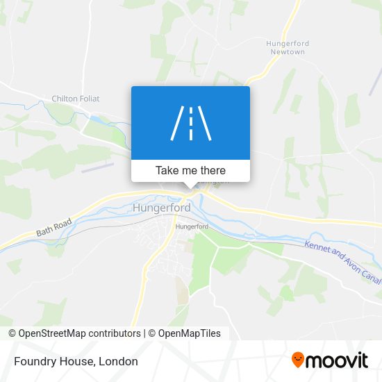 Foundry House map