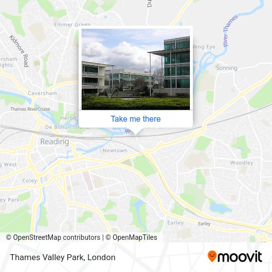 Thames Valley Park map