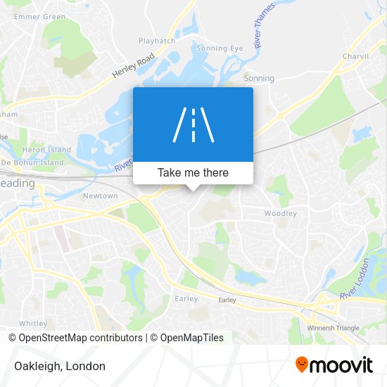 Oakleigh map