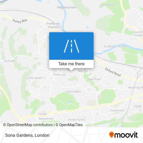 Sona Gardens map