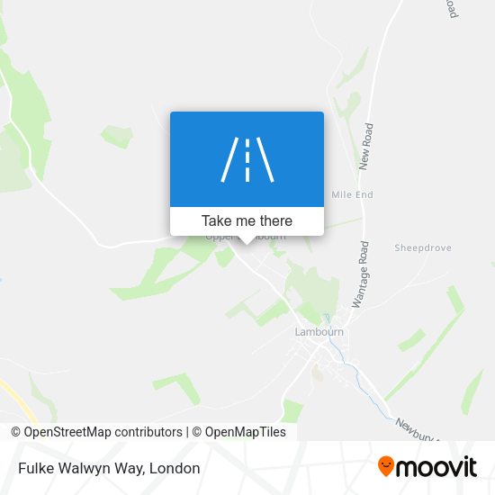 Fulke Walwyn Way map