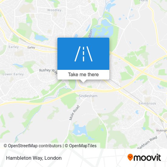 Hambleton Way map