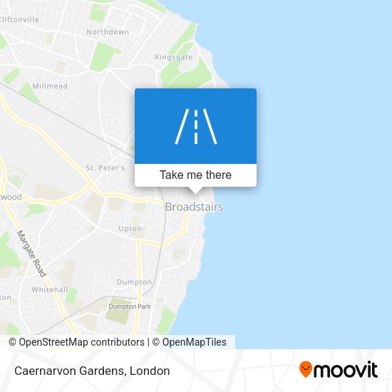 Caernarvon Gardens map