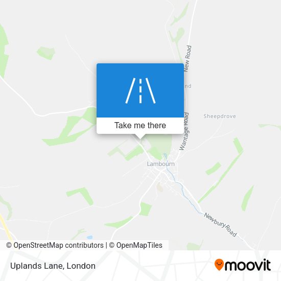 Uplands Lane map