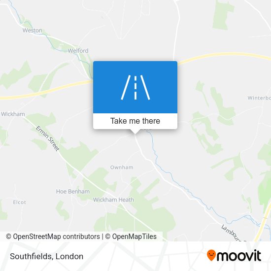 Southfields map