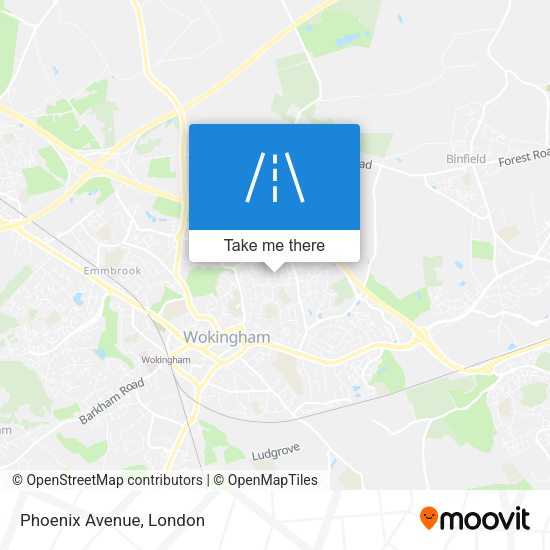 Phoenix Avenue map