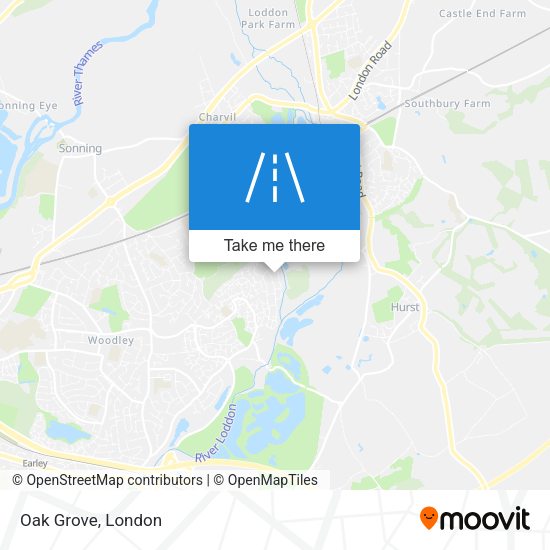 Oak Grove map