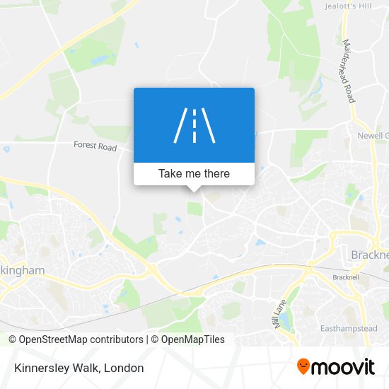 Kinnersley Walk map