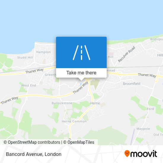Bancord Avenue map