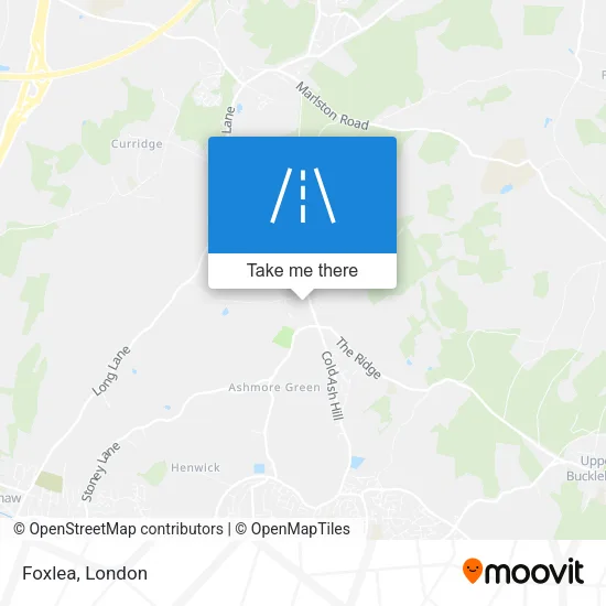 Foxlea map