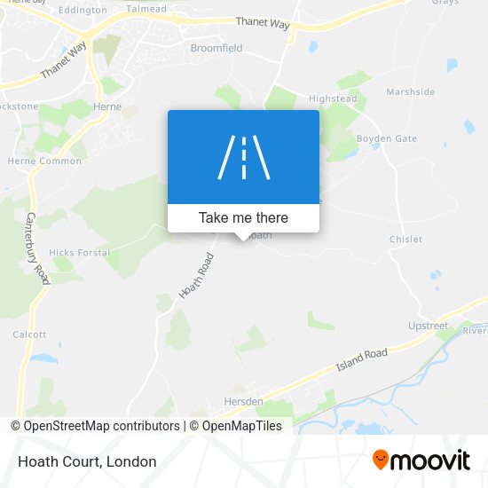 Hoath Court map
