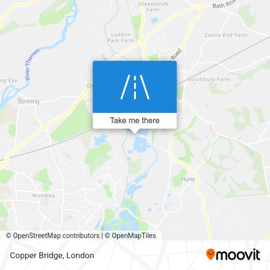 Copper Bridge map
