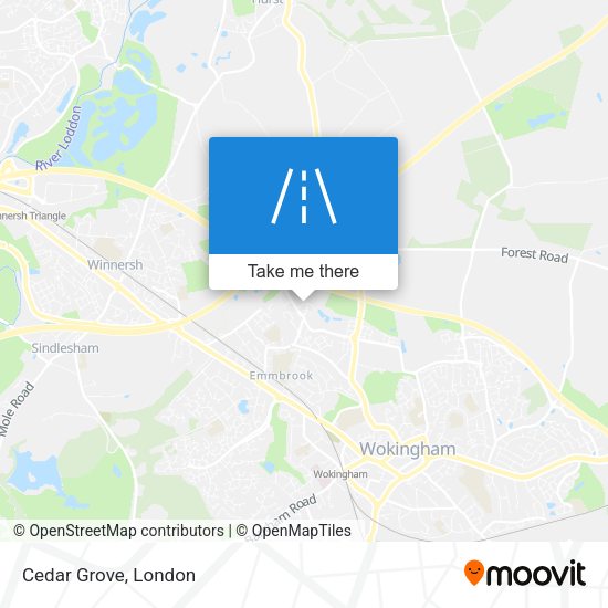 Cedar Grove map