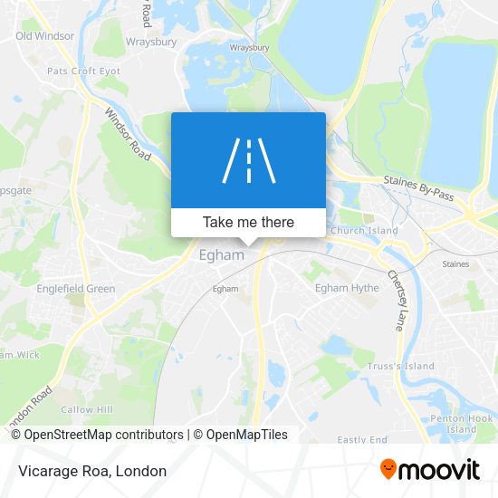 Vicarage Roa map