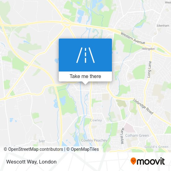 Wescott Way map