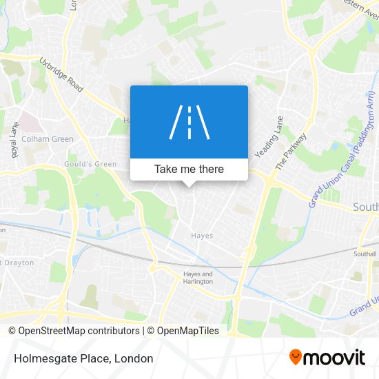 Holmesgate Place map
